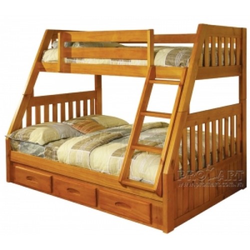 Giường 2 tầng Logen màu tự nhiên